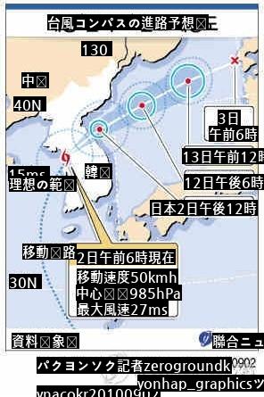 首都圏を直撃した台風