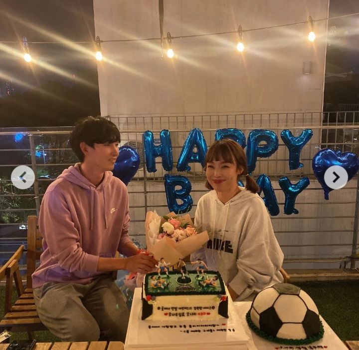 개그우먼 오나미와 전 축구선수 박민의 결혼식