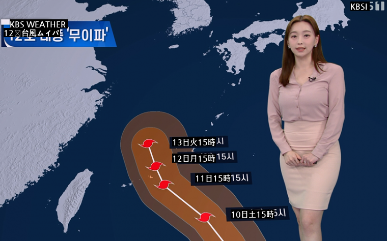 12号台風来る途中