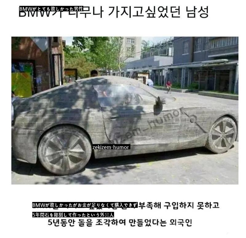 BMWが欲しかった男性