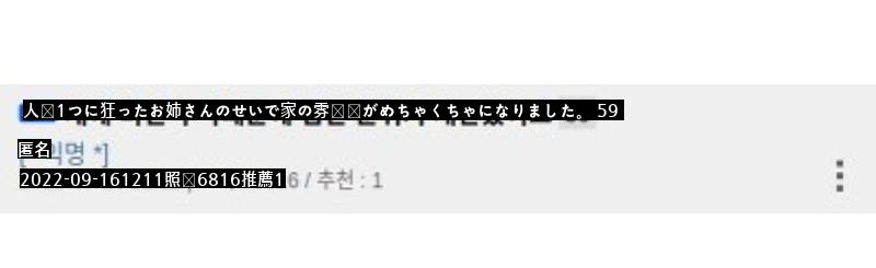 犬に狂った姉のせいで家の中がめちゃくちゃになりました。