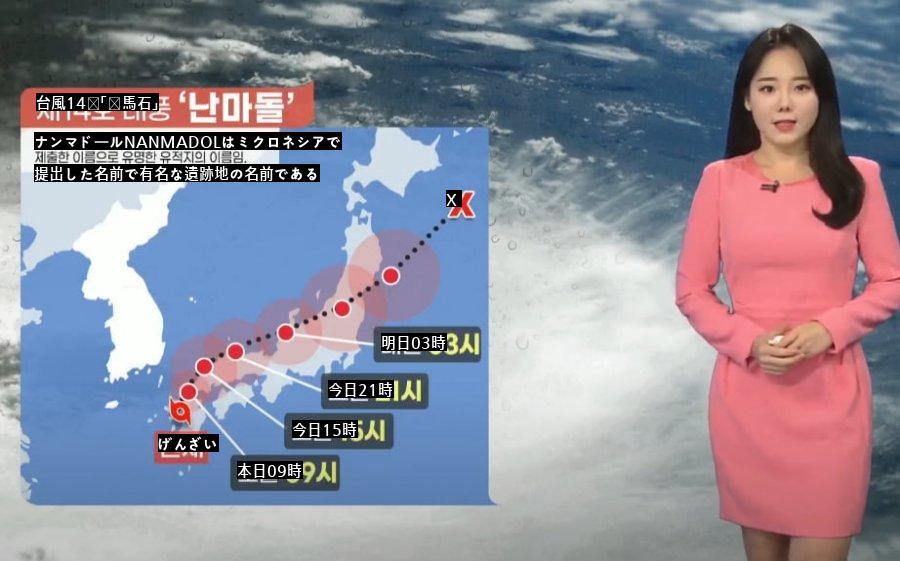 驚くべき台風経路