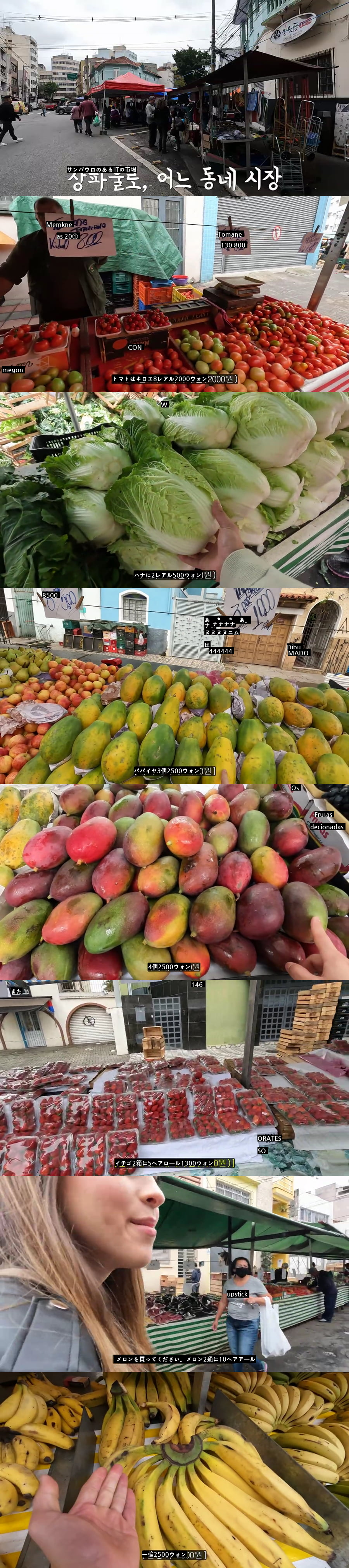 衝撃的なブラジル果物価格水準jpg