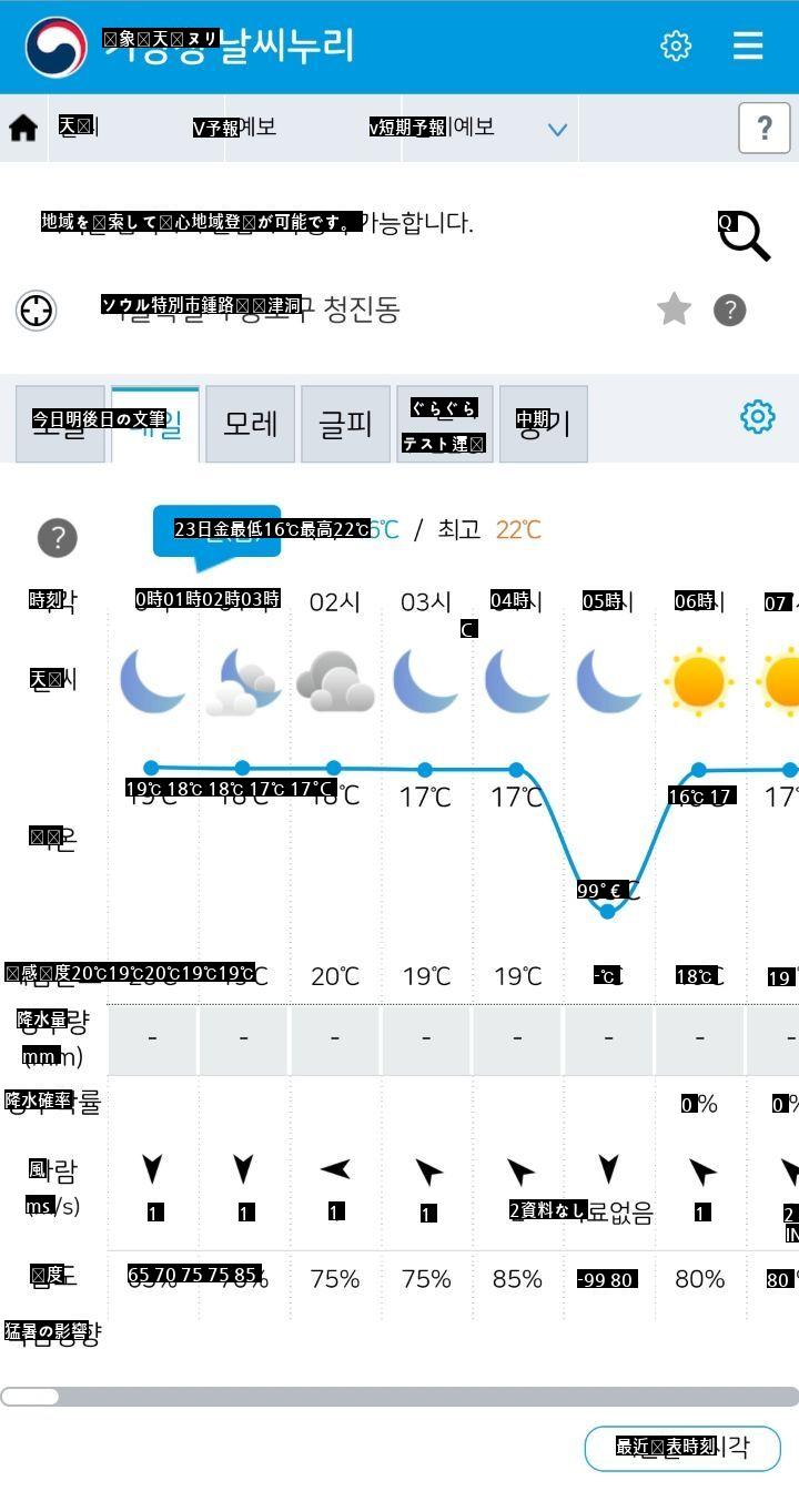 明日早朝5時びっくり寒波予報