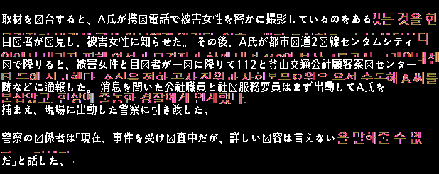 地下鉄で女性の身体を隠し撮りした80代