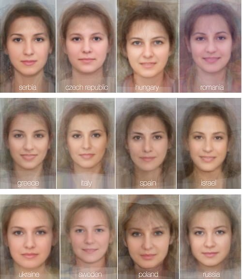 진짜 세계 여자들 평균 외모 jpg