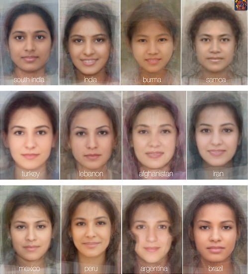 진짜 세계 여자들 평균 외모 jpg