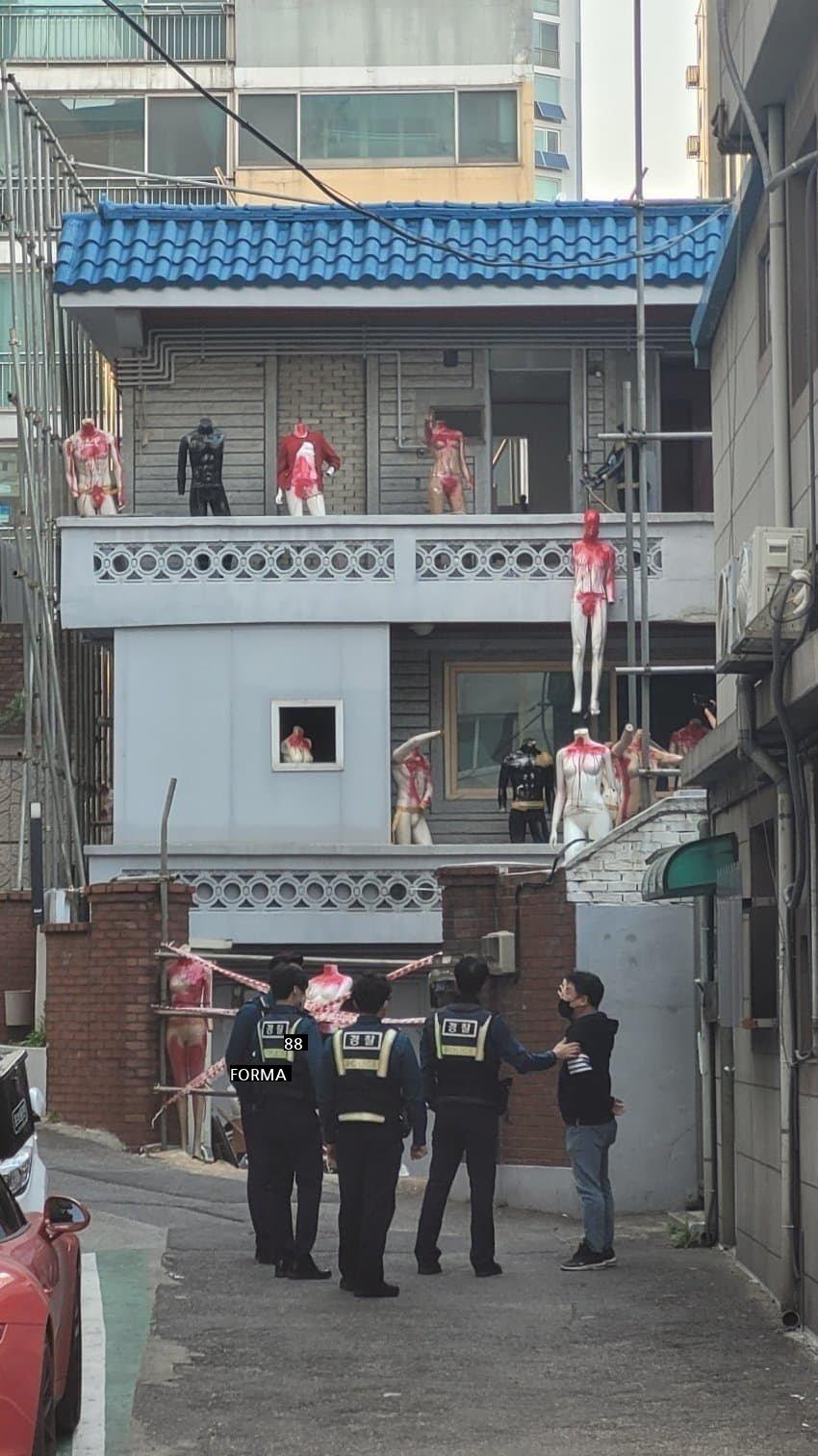 衿川区加山洞住宅街警察出動jpg