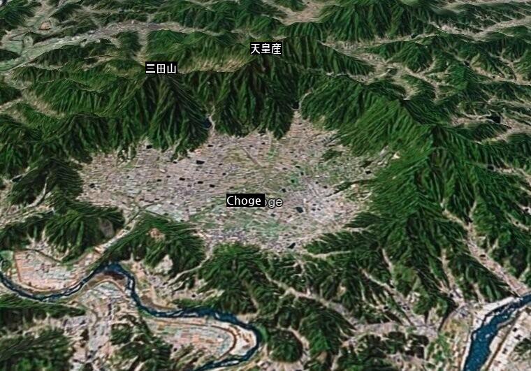 韓国にあるという世界唯一の盆地地形jpg