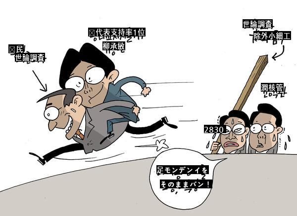 ■金尚敦（キム·サンドン）万坪（マンピョン）怖いみたいだね、柳承敏