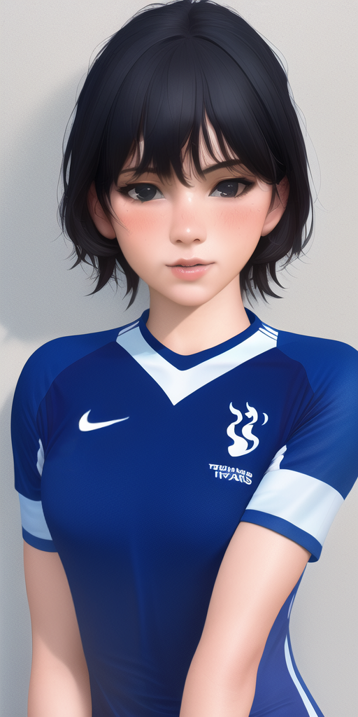 (ㅇㅎ)(스압) AI 로 그려본 축구팀 여자 캐릭터화