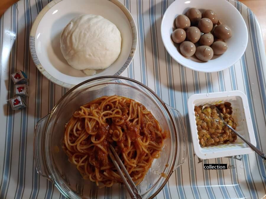 山登りに行く前の朝食jpg