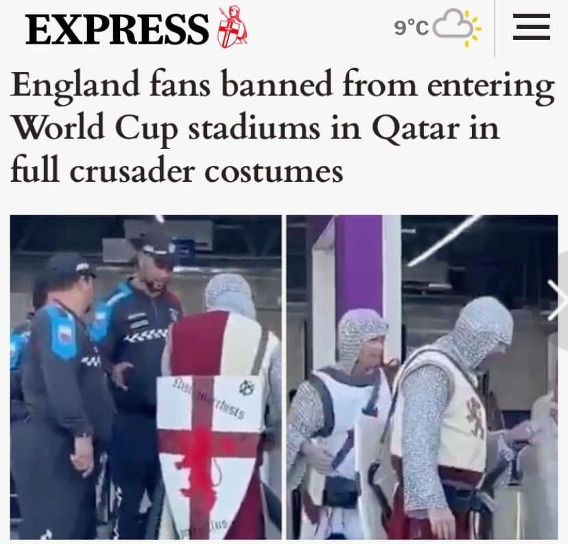 카타르 월드컵 입장 거부 당한 영국 팬들