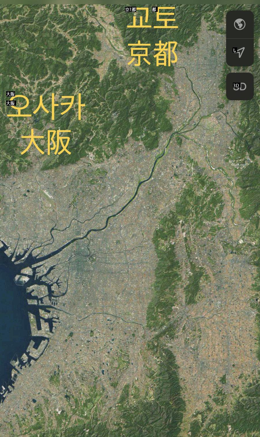 韓国の都市 VS 日本の都市地形比較 ぶるぶるjpg