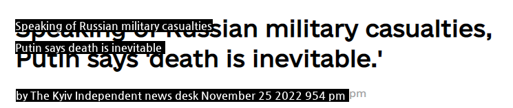 プーチンの人はどうせ死ぬんだよ。