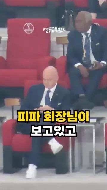 피파 vvip석에 앉는 한국인