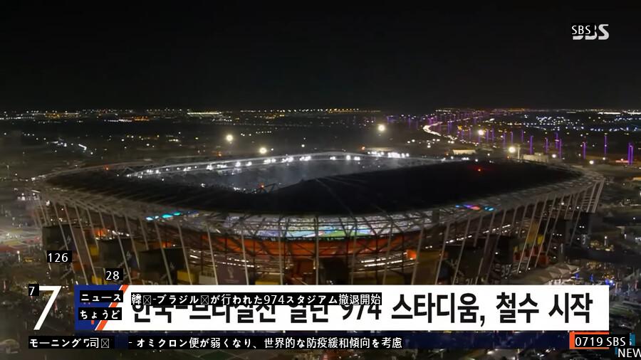 韓国vsブラジル戦競技場の近況