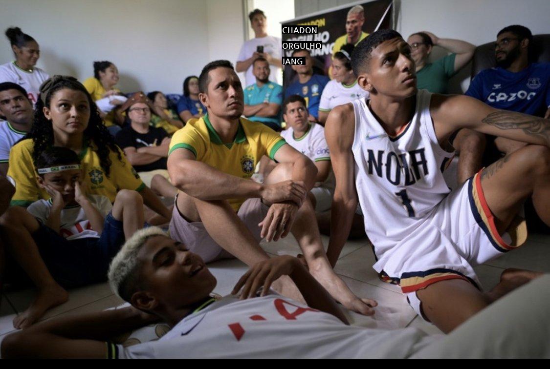 ブラジル脱落に衝撃を受けたヒシャリソン一家