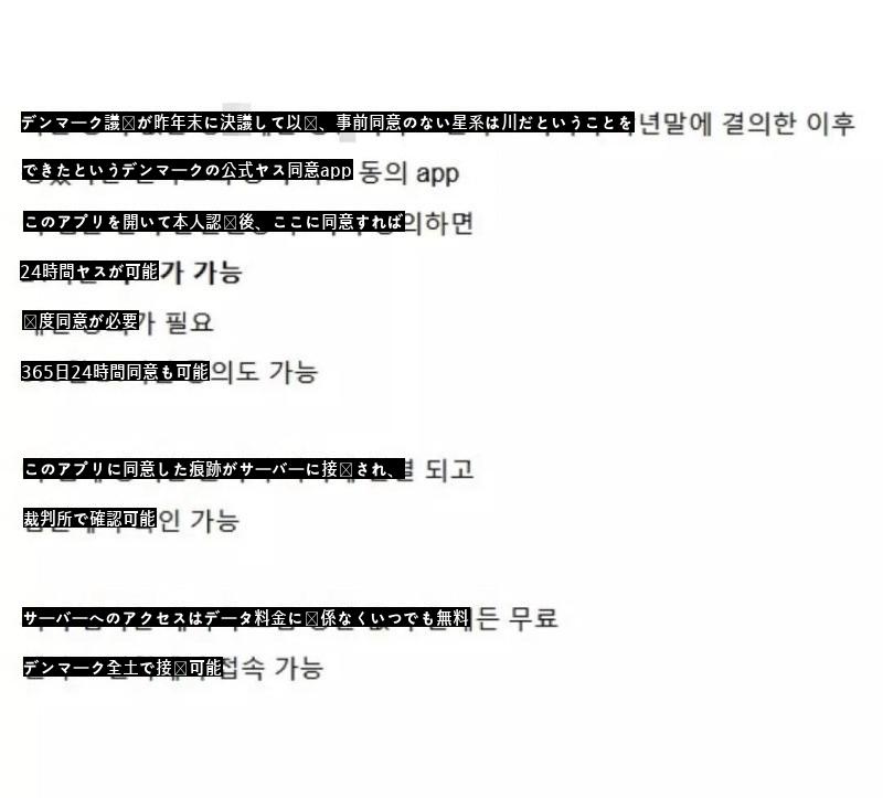 デンマーク性関係同意確認アプリ