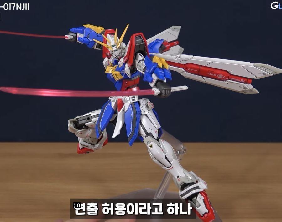 バンダイの真心がこもったプラモデル RG ゴッドガンダム