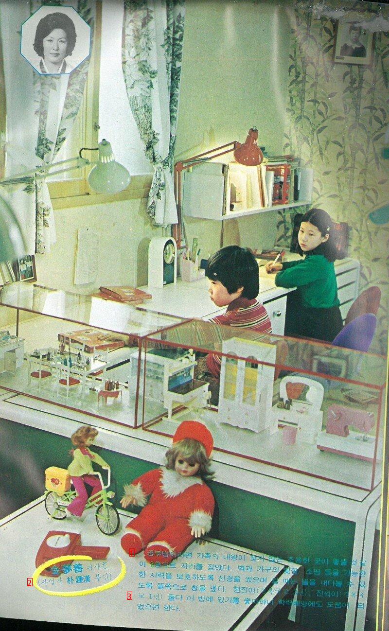 1970年代の子供の勉強部屋