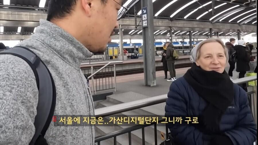 韓国生活最高レベルポーランドのおばあさん。