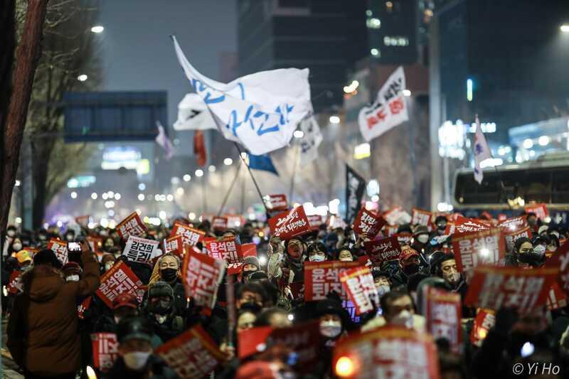 재업] 어제자 촛불집회 사진