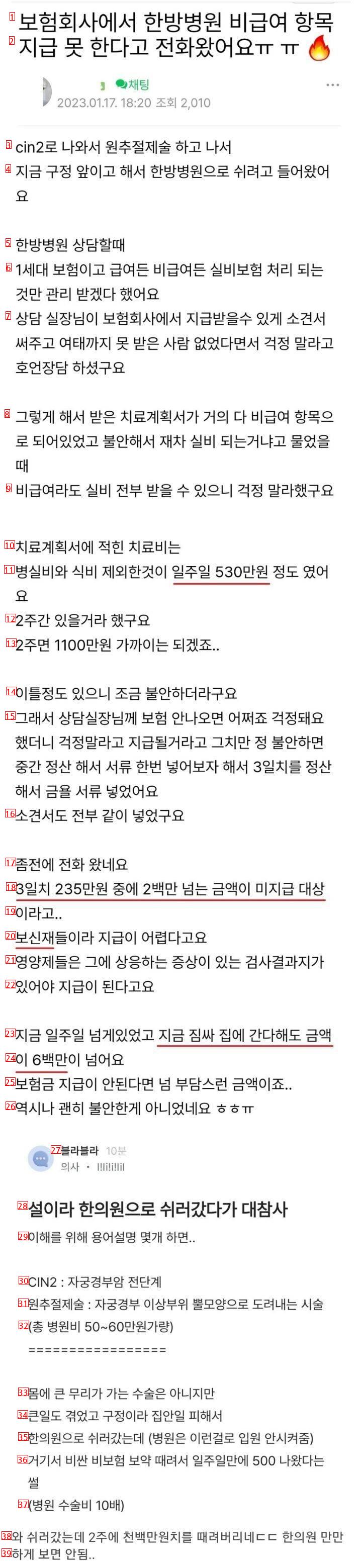 설날 한방병원 가서 500만원 넘게 썼어