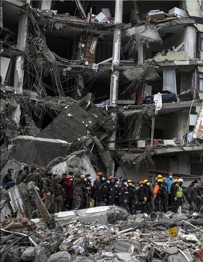 튀르키예(터키) 지진 현상황 사진