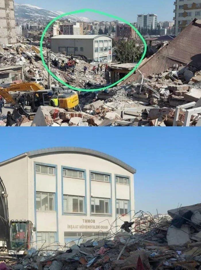 지진으로 난리난 튀르키예의 토목학회 건물 근황