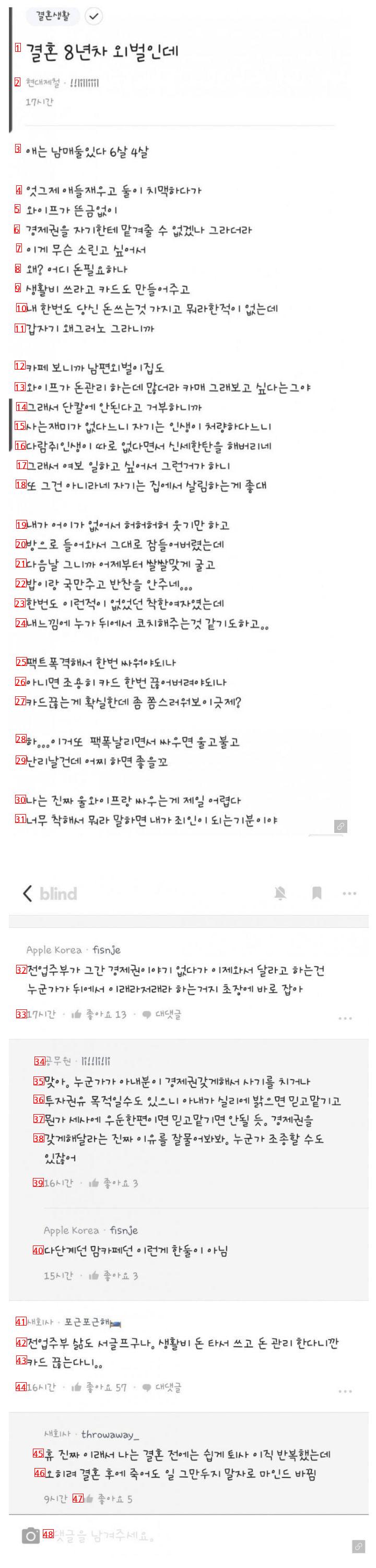 결혼8년차 갑자기 경제권을 요구하는 아내 ㄷ JPG