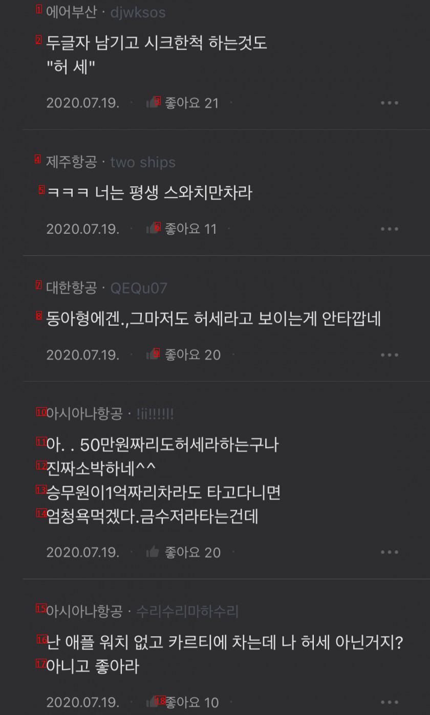 승무원들이 애플워치 유난히 많이 차던데 왜 그런거야?..blind