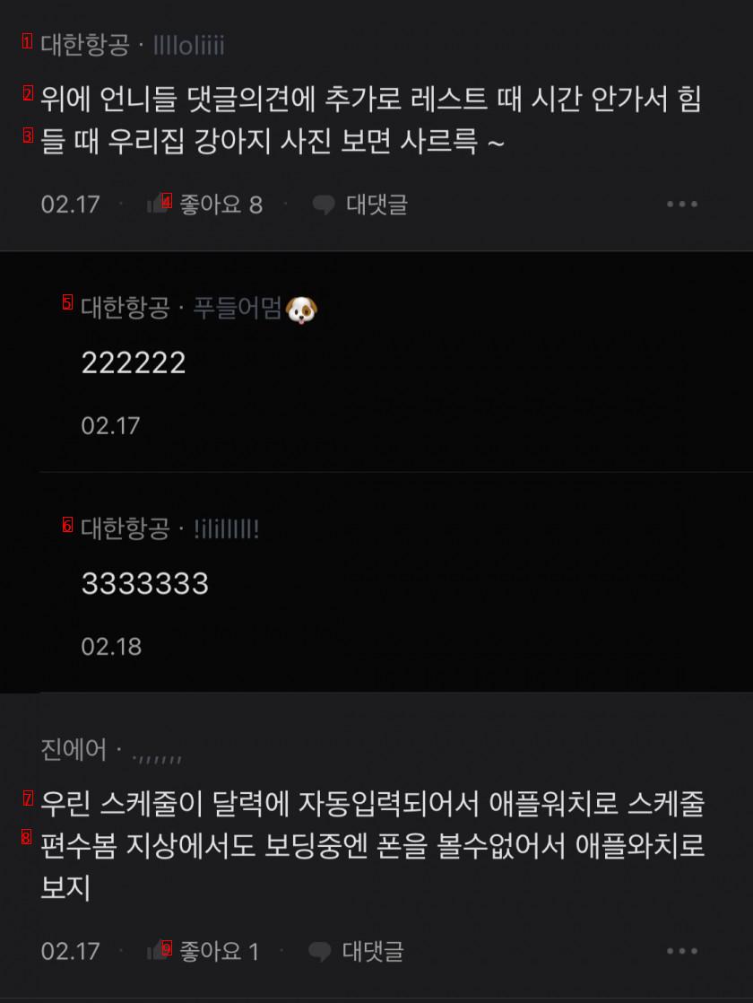 승무원들이 애플워치 유난히 많이 차던데 왜 그런거야?..blind