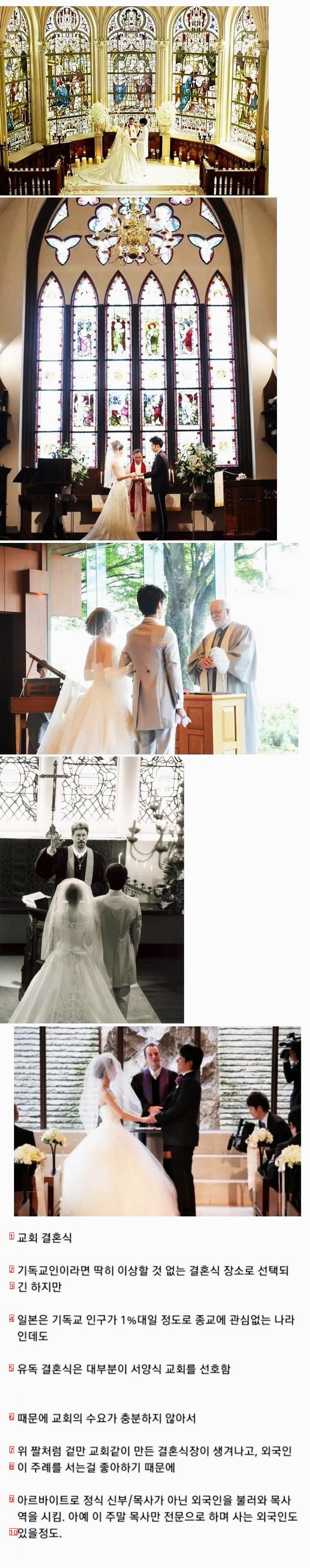 일본의 재미난 결혼식 문화