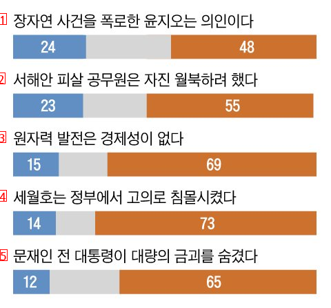 ‘세월호 고의 침몰’... 이젠 국민 73%가 안 믿는다
