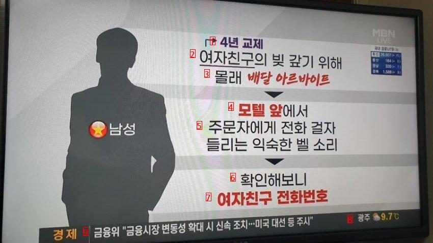 모텔앞 에서 오열한 딸배