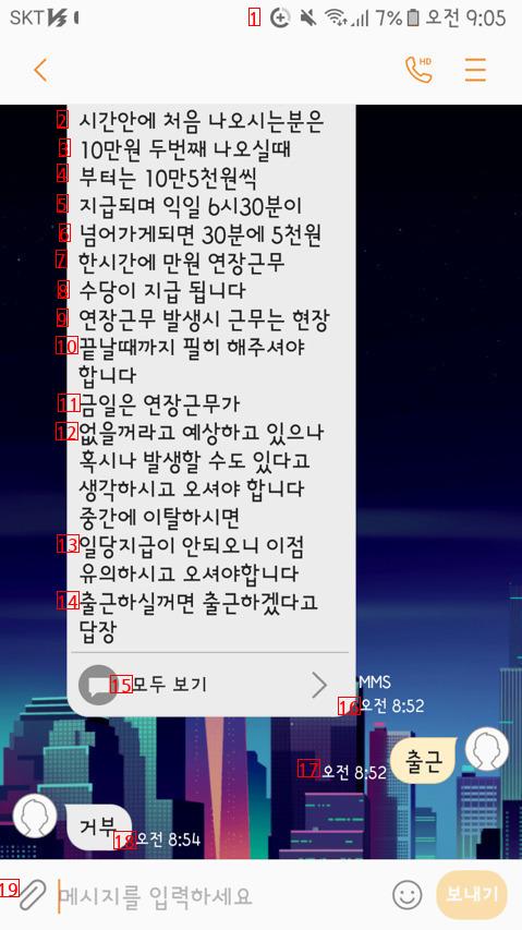 상하차 알바 거부당함