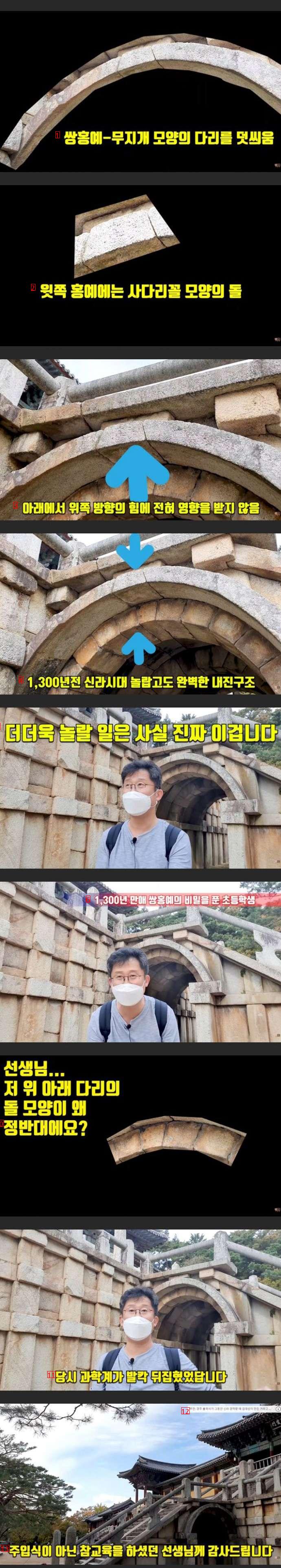 한 초등생의 호기심으로 발견된 불국사 쌍홍예 다리의 내진설계