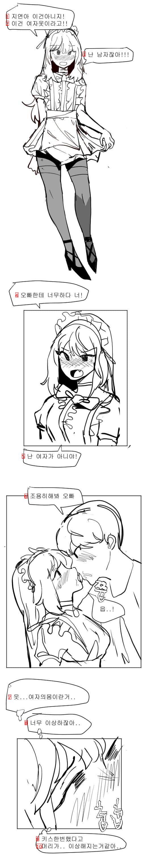 ㅇㅎ)지연아 우리 몸이 바뀌었어.manhwa