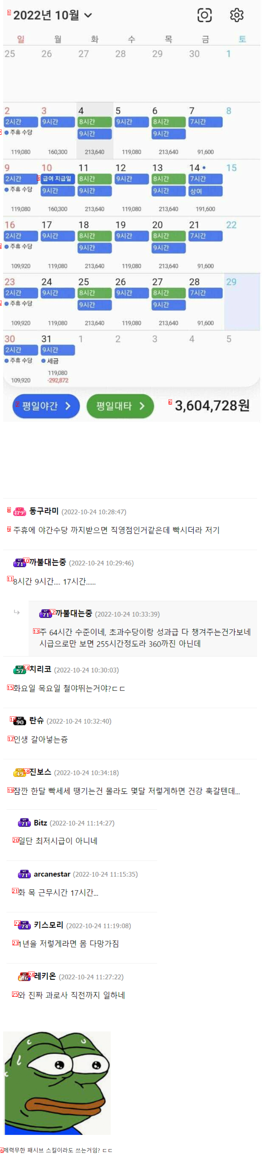 월 360만원 버는 편의점알바