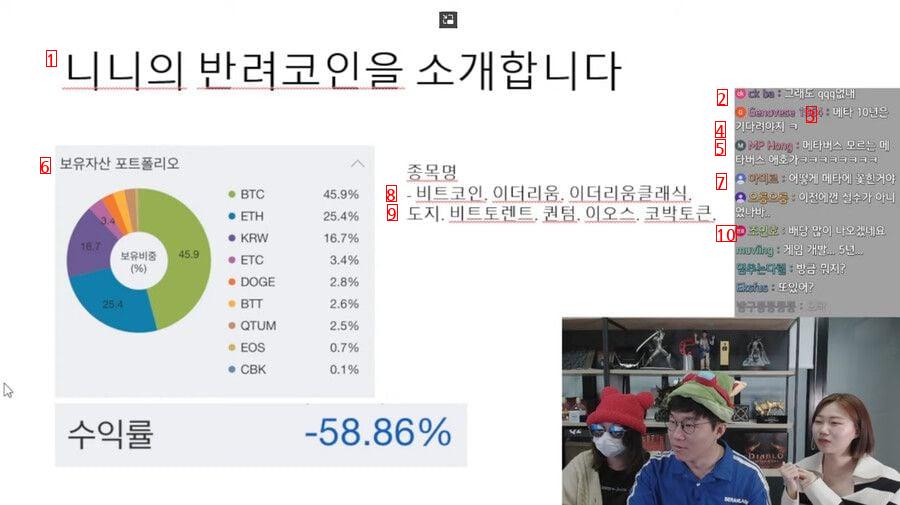 슈카월드 회사 직원 누나....주식 포트폴리오 대공개.......JPG