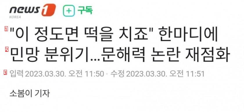 """"이 정도면 떡을 치죠"""" 한마디에 민망 분위기…문해력 논란 재점화