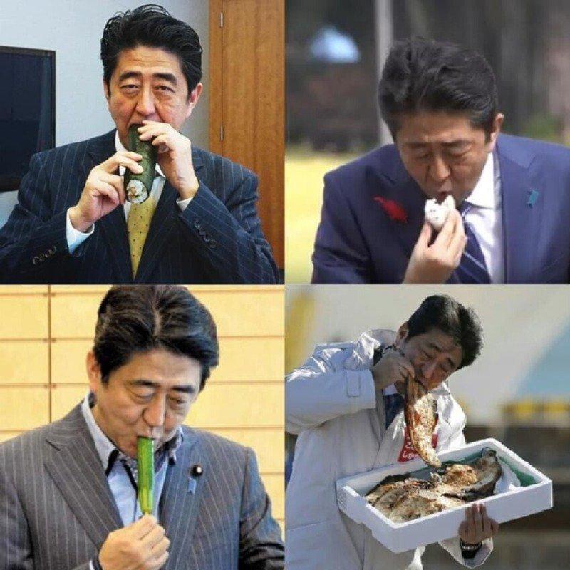 후쿠시마산 음식을 먹고 사망한 일본 정치인.jpg