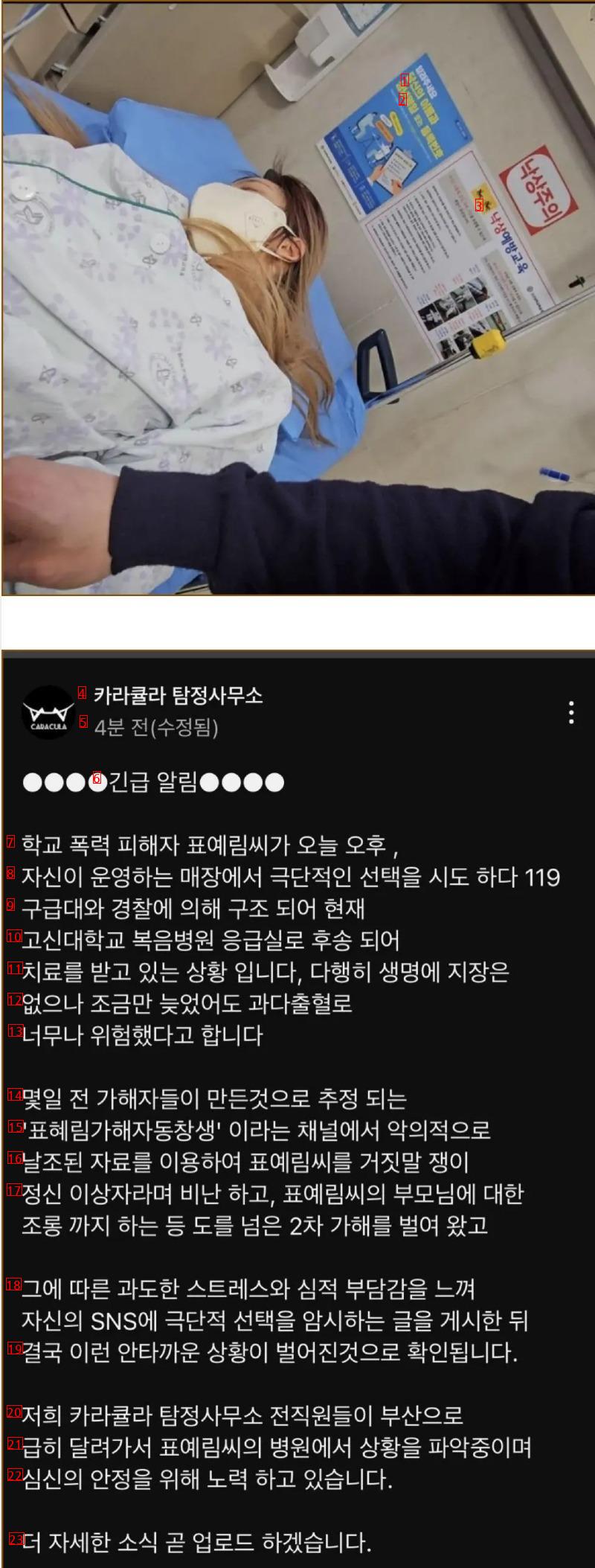 표예림씨 자살시도 했다네요