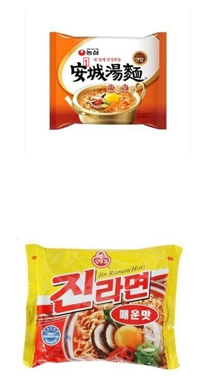 안성탕면vs진라면