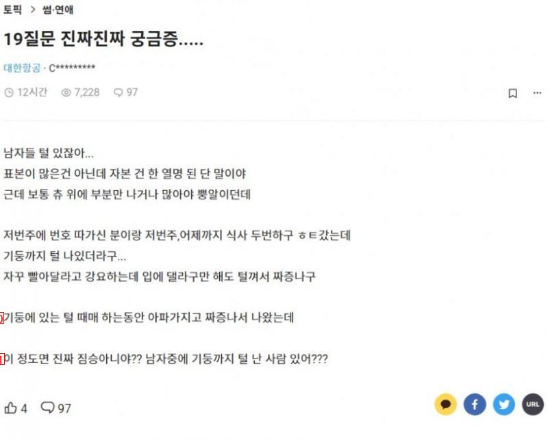 블라인드에 올라온 여승무원 ㅅㅅ 후기.