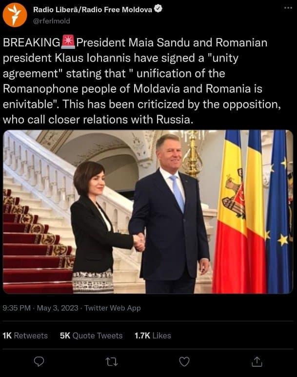 이 와중에 루마니아-몰도바 근황