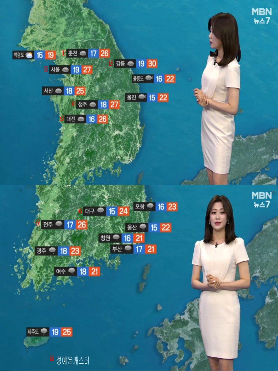 明日、中部の昼の暑さ紫外線指数は非常に高い。 忠清南道地域の雨