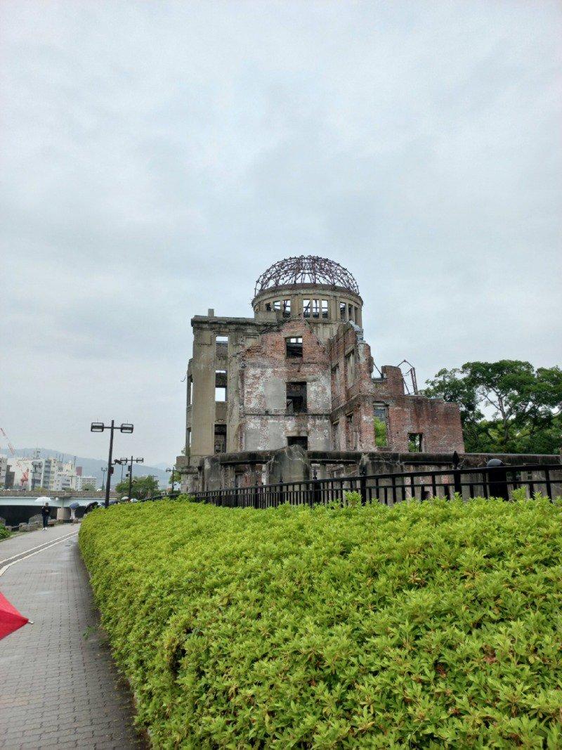 パーマ広島原爆ドームに行ってきた