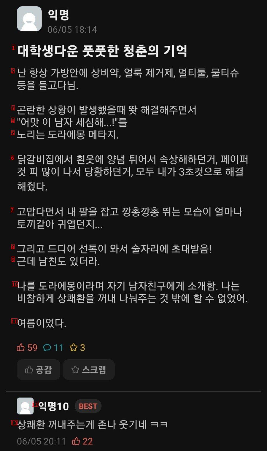 연애를 하고 싶어서 도라에몽이 된 남자